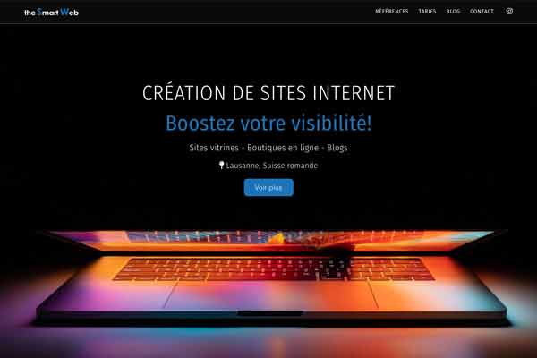 the Smart Web Création site internet