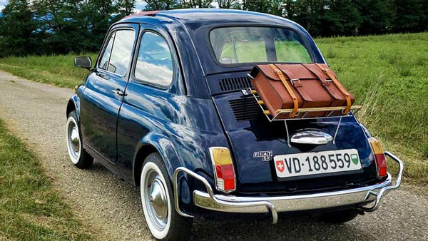 Valise Location Fiat 500 Topolina Suisse romande